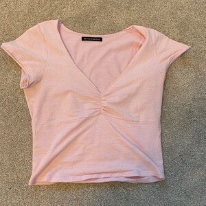 Brandy Melville Pink Floral Top